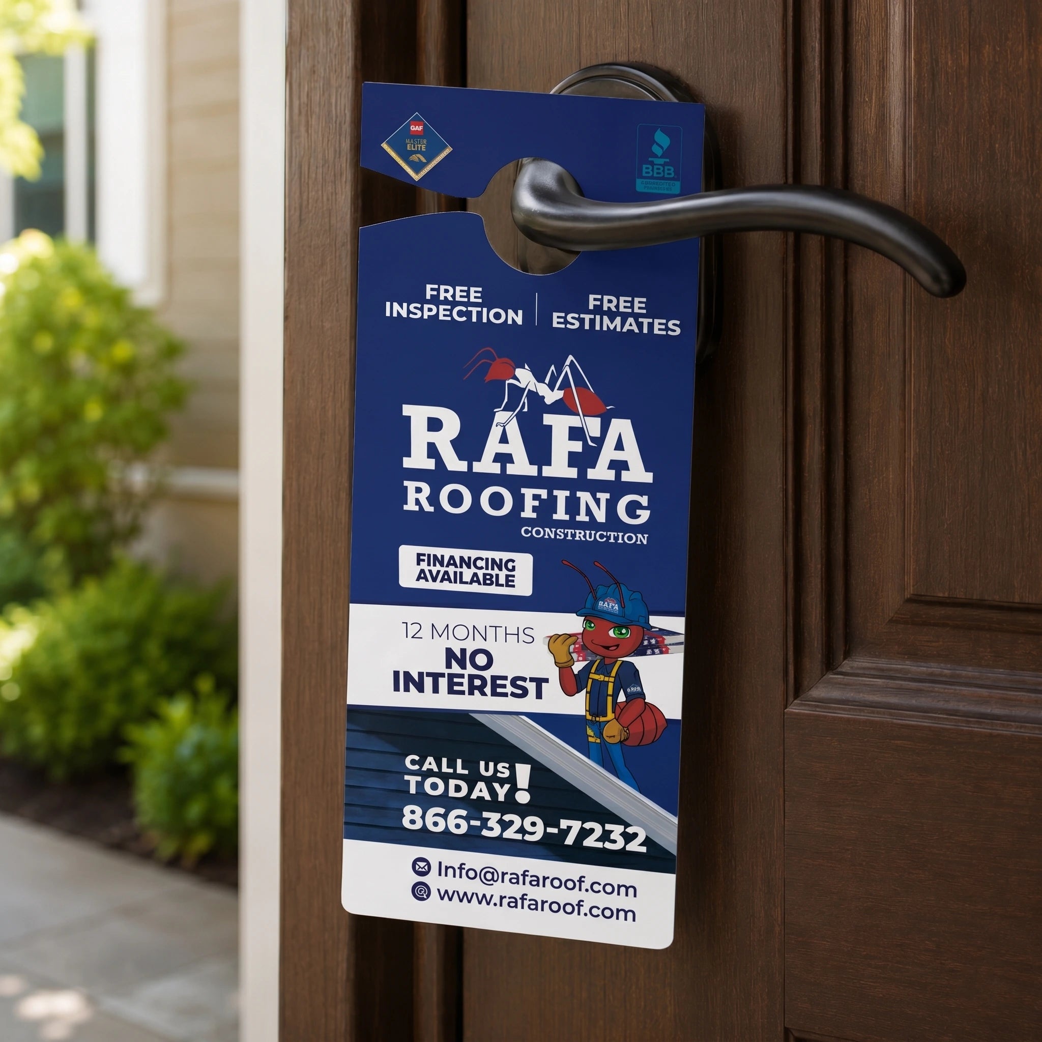 Doorhangers  4.5"x11" - Glossy - double side