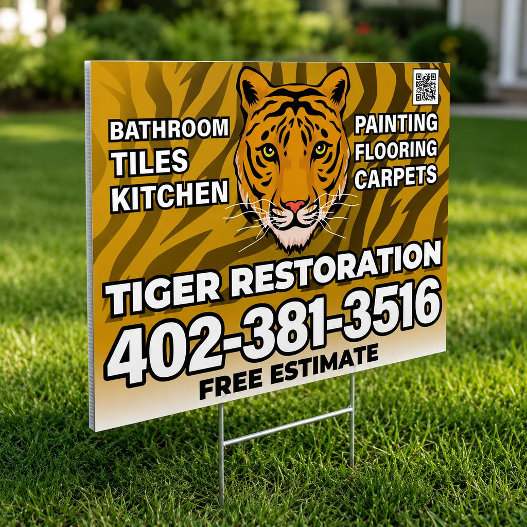 Yard signs - 18"x24"